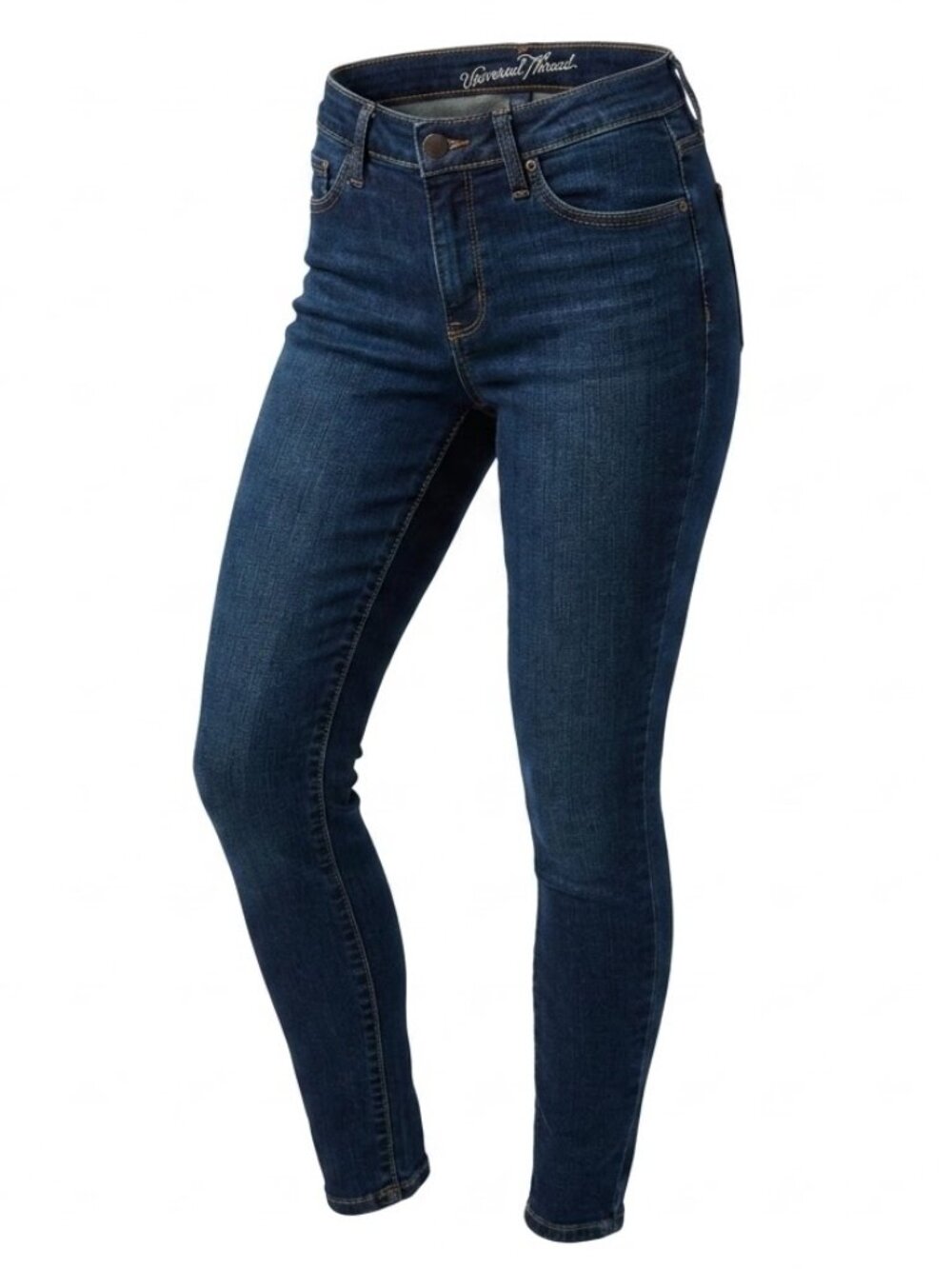 Universal Thread High Rise Jegging Jeans Size 2 26S Short Dark Wash Indigo Denim